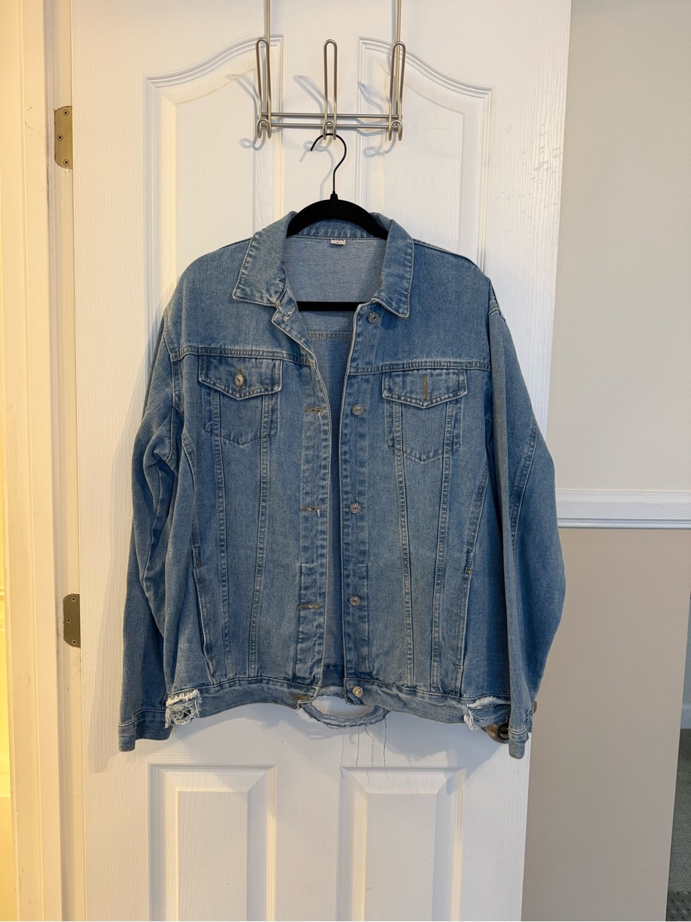 Distressed Denim Jacket